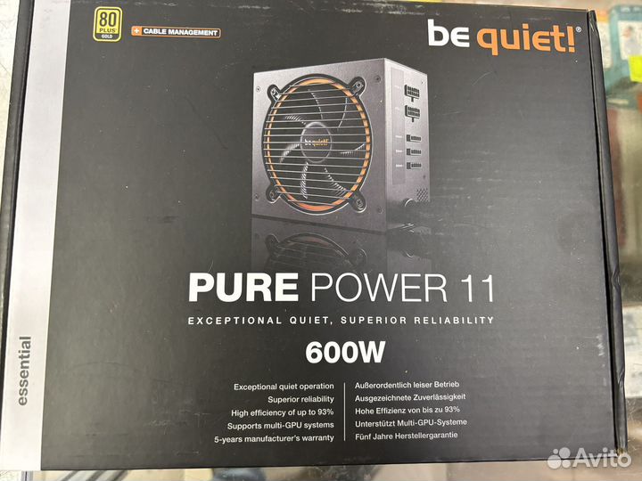 Продам блок питания Be quiet pure power 11 600w