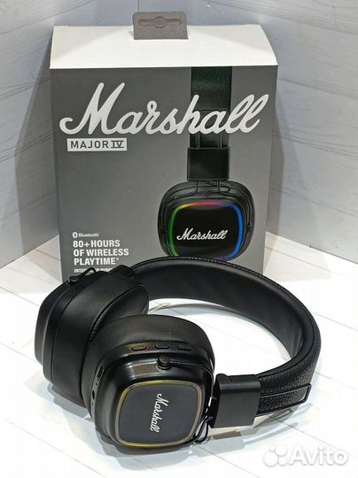 Беспроводные наушники marshall major iv black #129