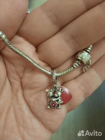 Pandora браслет с подвеской