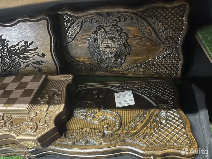 Нарды резные ручной работы