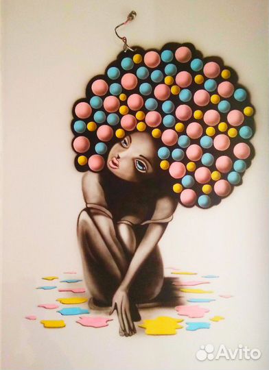 Роспись стен, художник, аэрография, рисунки на сте