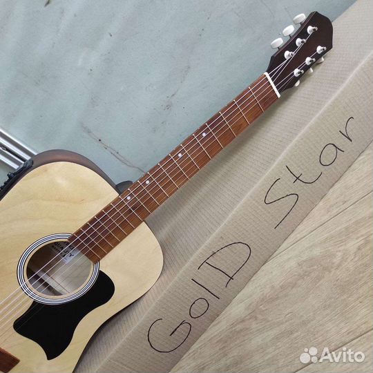 Электроакустическая гитара новая с широким грифом