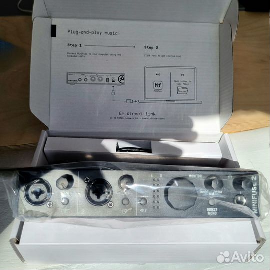 Внешняя звуковая карта Arturia minifuse 2