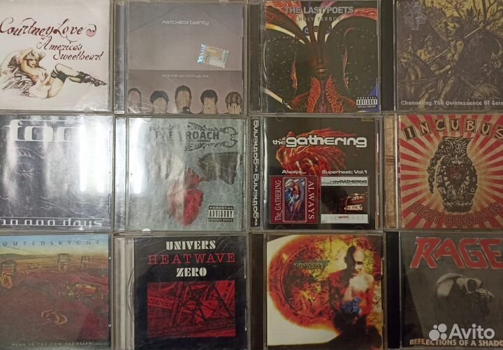 Сд диски с рок-музык. разн. напр.хард-рок, металл