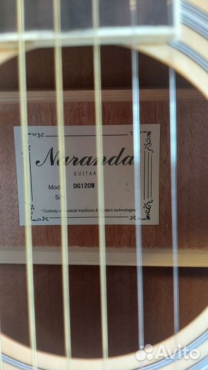 Акустическая гитара naranda DG120W
