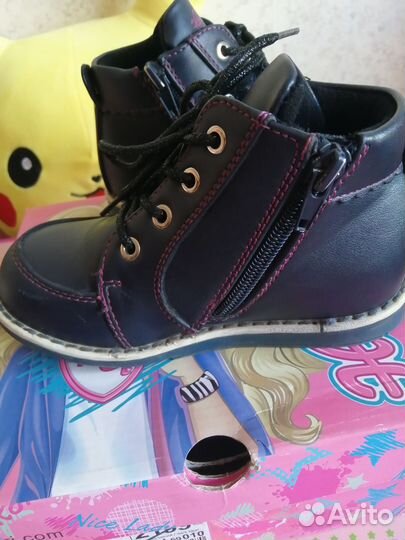 Ботинки деми для дев. р. 27(17см.)