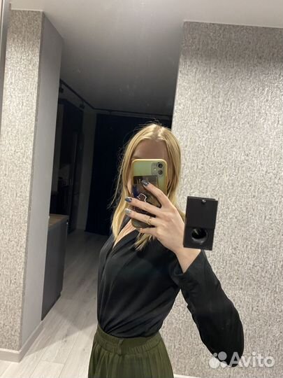 Боди женское черное