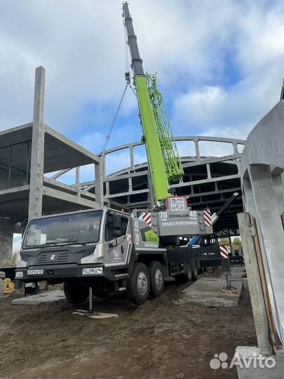 Аренда и услуги автокрана, 60 т, 46 м, с гуськом 16 м