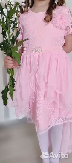 Нарядное платье для девочки 128