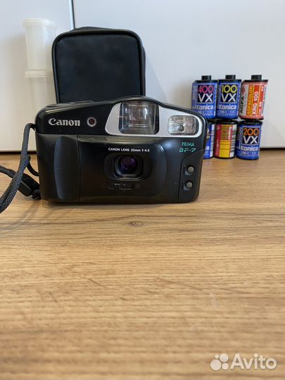 Пленочный фотоаппарат canon prima плёнка