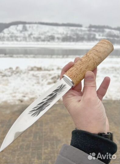 Нож якутский ручной работы