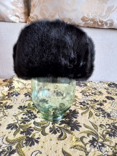 Норковая шапка мужская