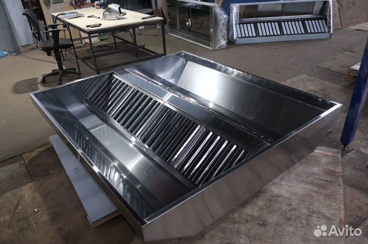 Вытяжной зонт нержавейка(aisi430-аргон),Вентиляция