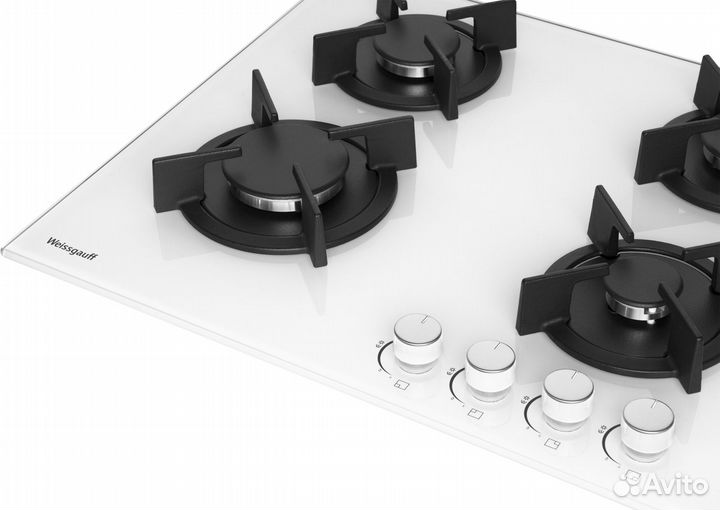 Варочная панель газовая Weissgauff HG 640 WG