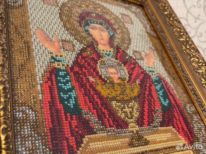 Икона вышитая бисером