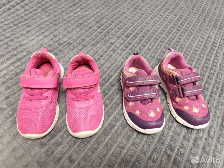 Кроссовки для девочки 24 размер котофей и tombi