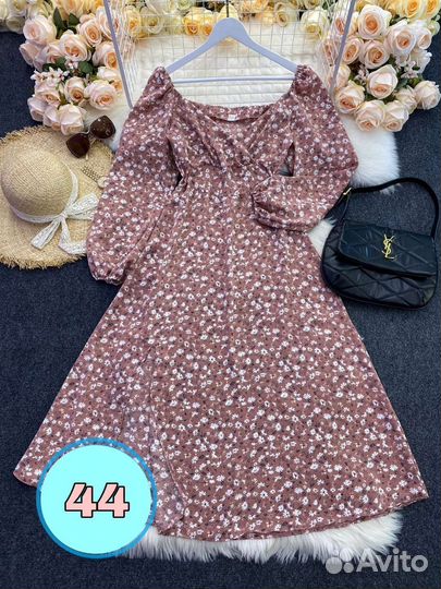 Платье с принтом