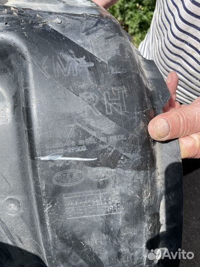 Подкрыльники kia sorento 2012