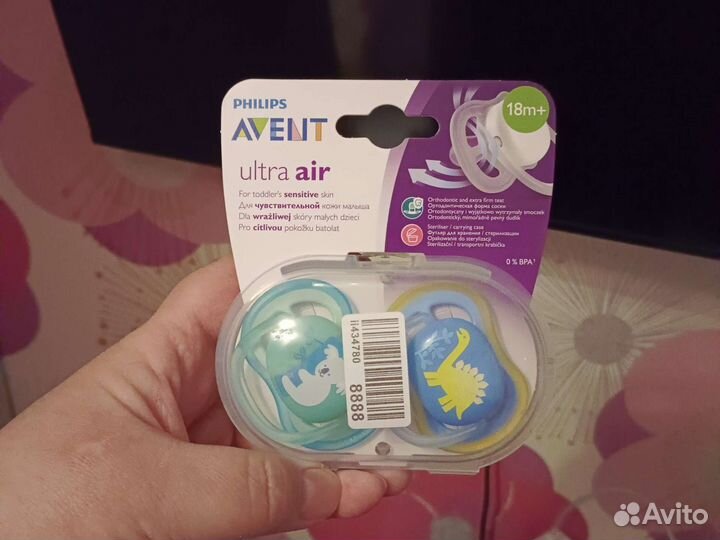 Пустышка avent 18