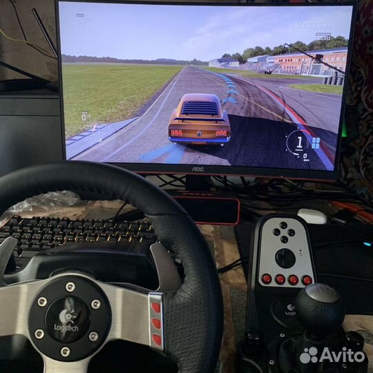 Игровой руль logitech g27