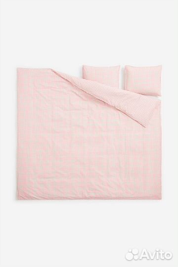 Постельное белье в клетку H&M