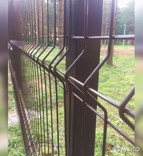 Забор из 3д сетки