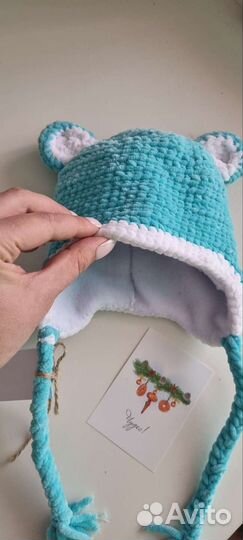 Шапочка для новорожденного