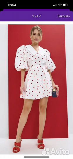 Платье в сердечко