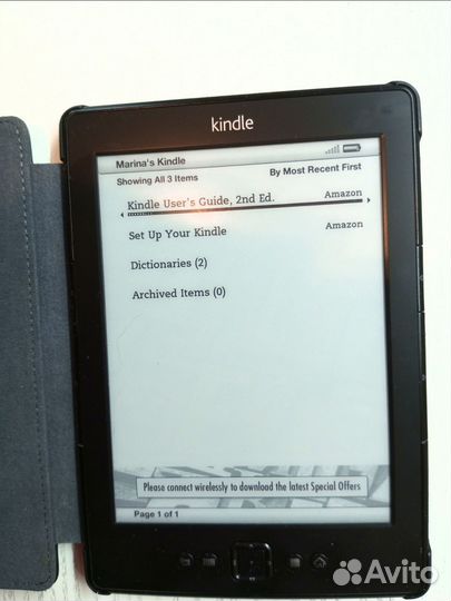 Электронная книга amazon Kindle
