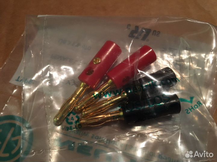 Коннекторы акустические «бананы»