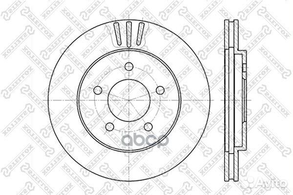 6020-9301V-SX диск тормозной передний Chrysler