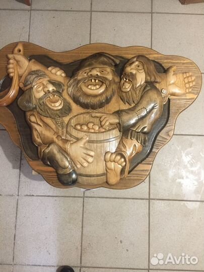 Панно из дерева, ручная работа