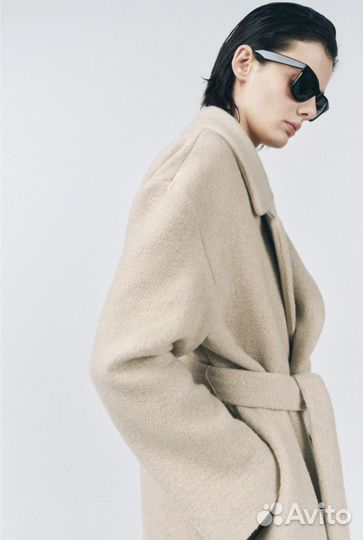 Zara ZW Пальто из кашемира новая коллекция