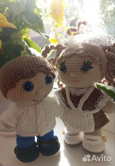 Вязаная кукла 