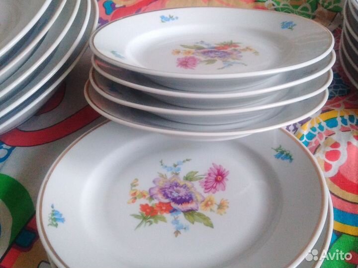 Столовый сервиз фарфор СССР