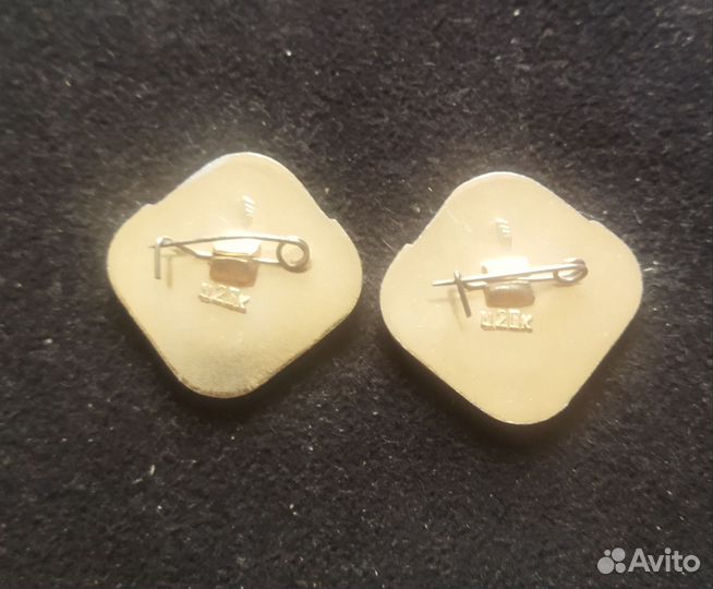 Значок СССР. Коньки беговые