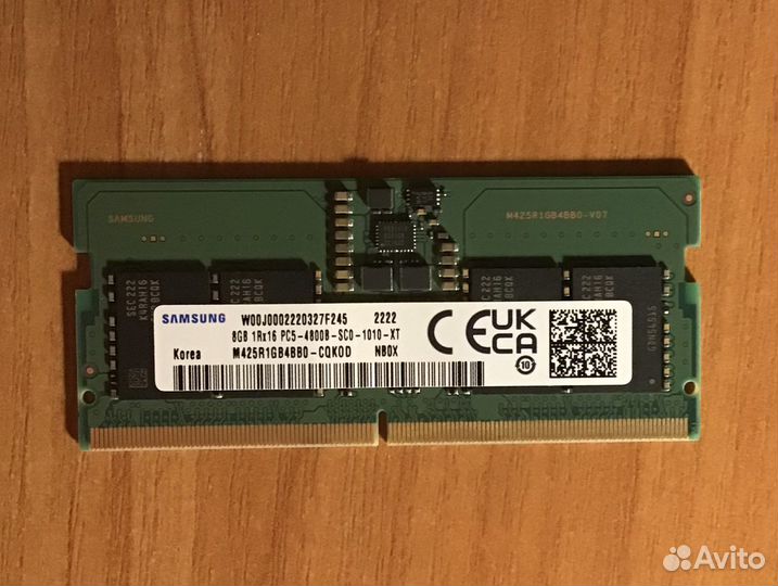 Оперативная память Samsung DDR5 8GB 4800Mhz
