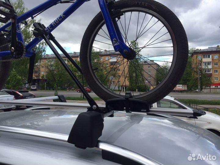 Велокрепление Inter алюминиевое на багажник