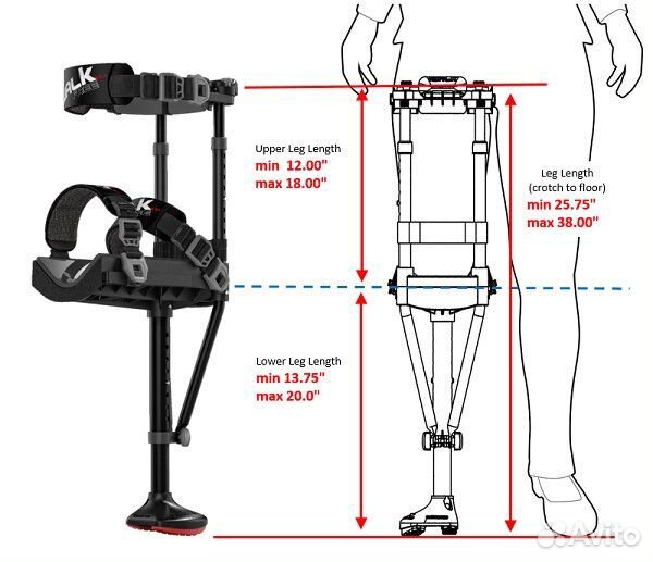 Прокат аренда костылей свободные руки iwalk