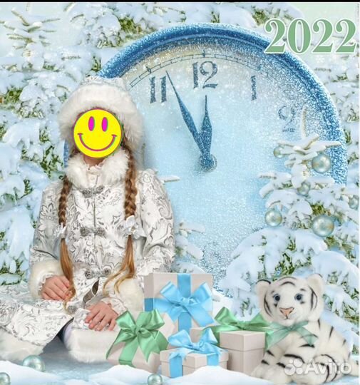 Костюм Снегурочки детский