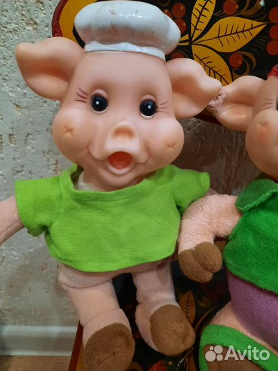 Три поросёнка игрушки СССР