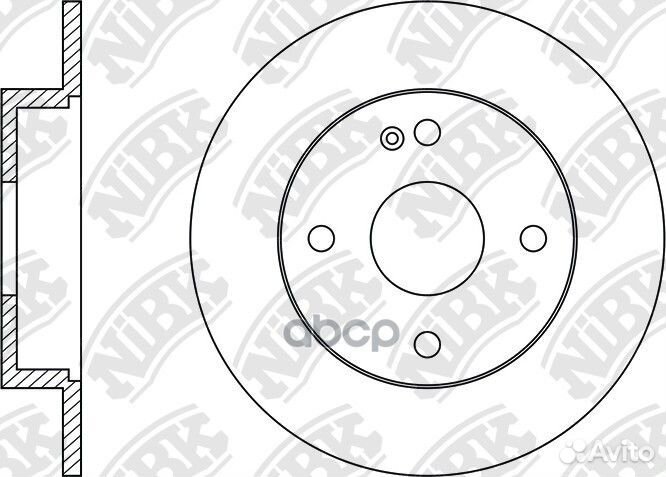 Диск тормозной hyundai solaris 2010 RN11003 RN1