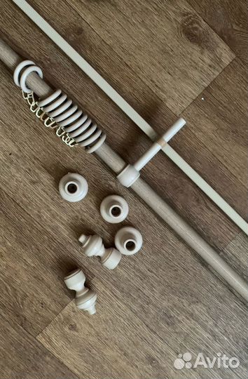 Карниз для штор двухрядный бу