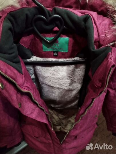 Куртка парка для девочки 140