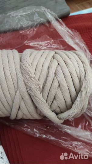 Хлопковый шпагат для макраме 9 мм