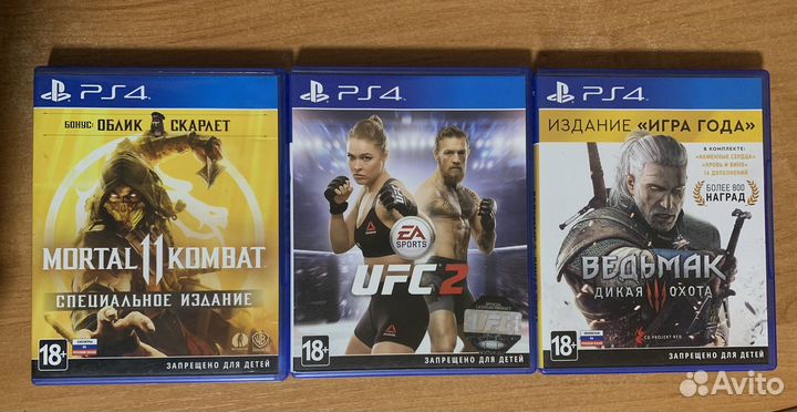 Игры для приставок ps4 Mortal Kombat 11 UFC 2
