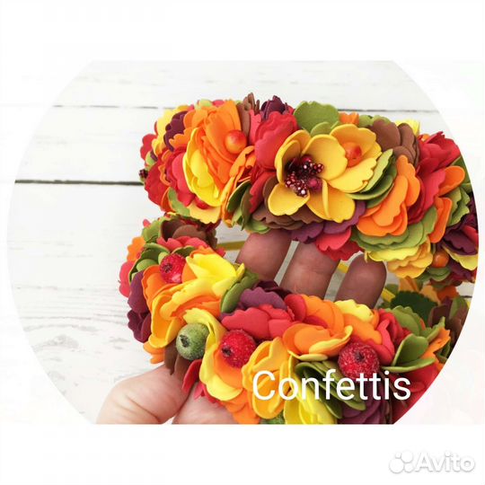 Ободок осенний (фотосессия, детский сад)