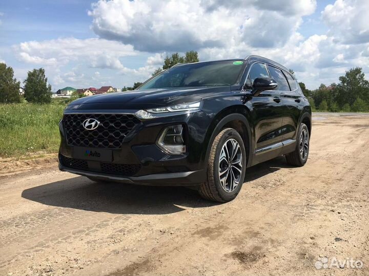 Hyundai Santa Fe 2.0 AT, 2018, 82 000 км
