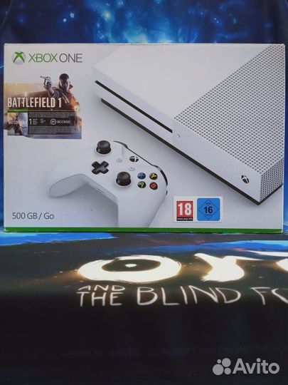 Xbox One S 500gb + 7 игр
