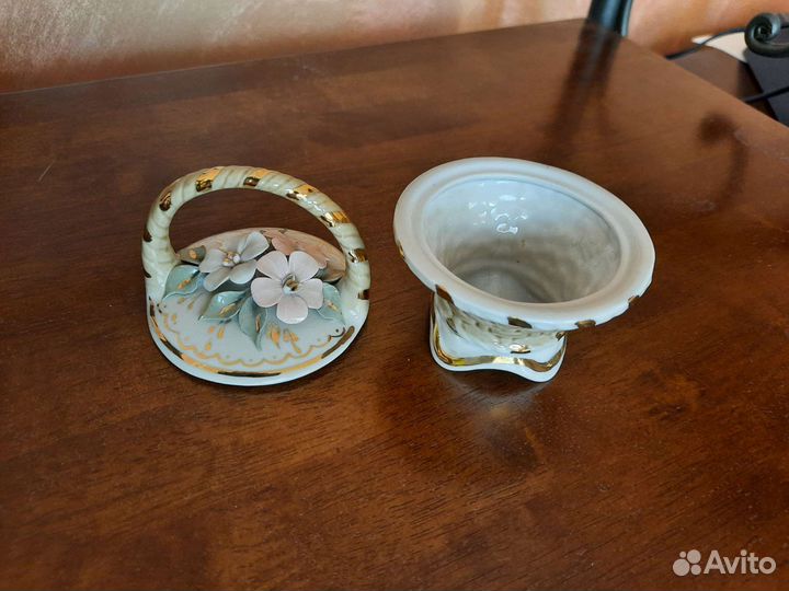 Шкатулка фарфор